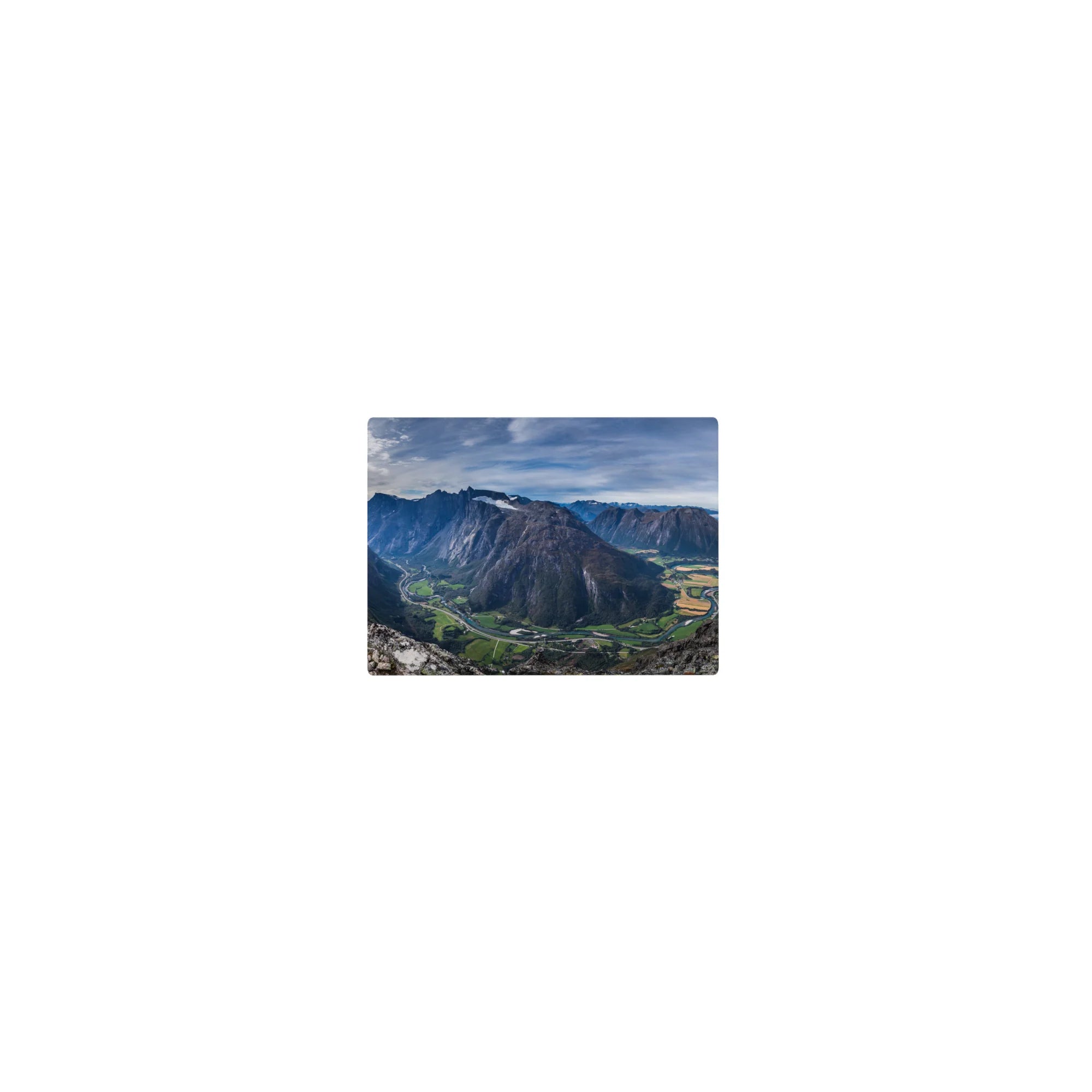 Nature Landscapes Deskmat | Mousepad | Deskpad - Majestic Valleyscape