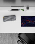 Liquid Abstract Deskmat | Mousepad | Deskpad - Cosmic Swirl - AniChan