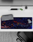 Liquid Abstract Deskmat | Mousepad | Deskpad - Cosmic Swirl - AniChan