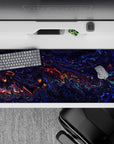 Liquid Abstract Deskmat | Mousepad | Deskpad - Cosmic Swirl - AniChan