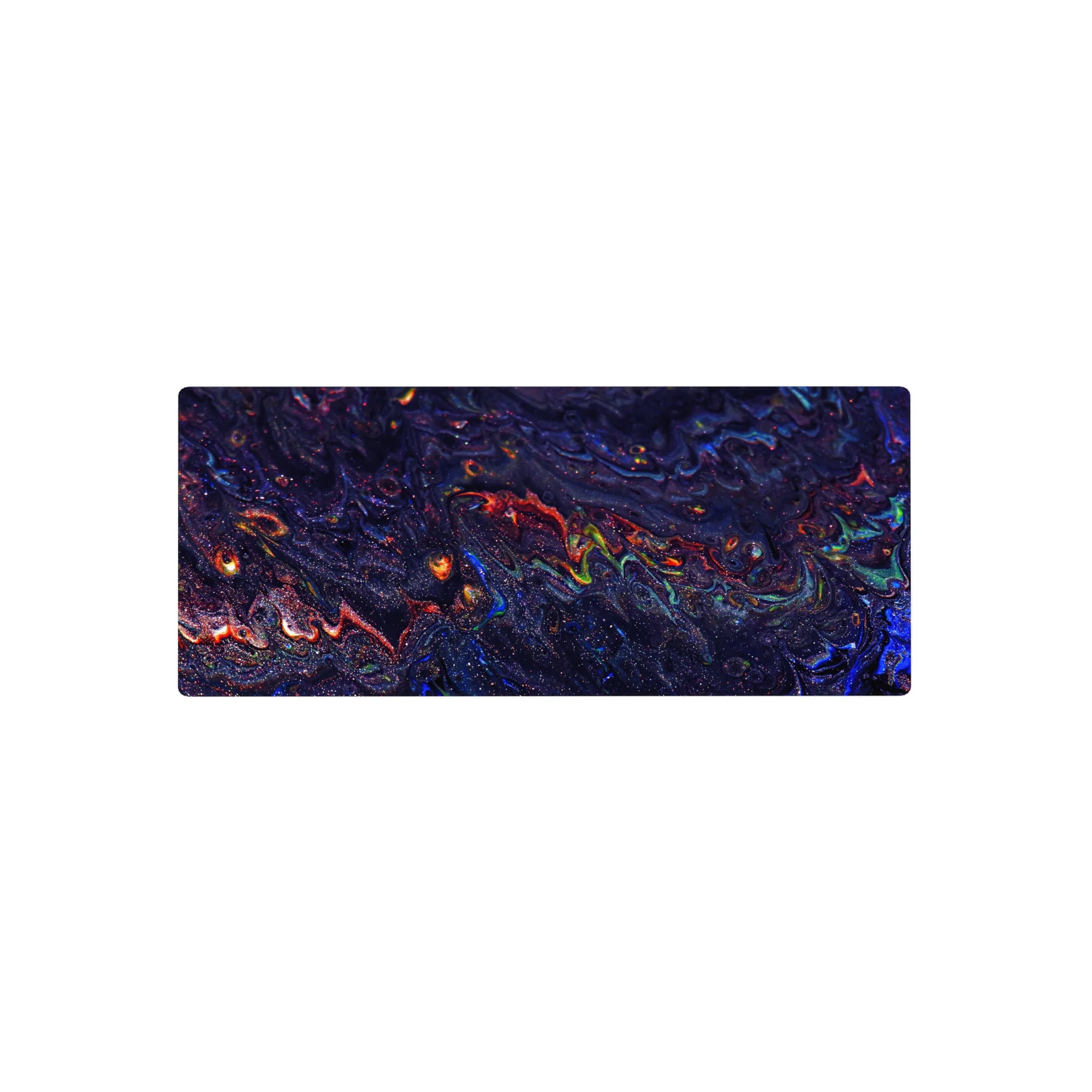 Liquid Abstract Deskmat | Mousepad | Deskpad - Cosmic Swirl - AniChan