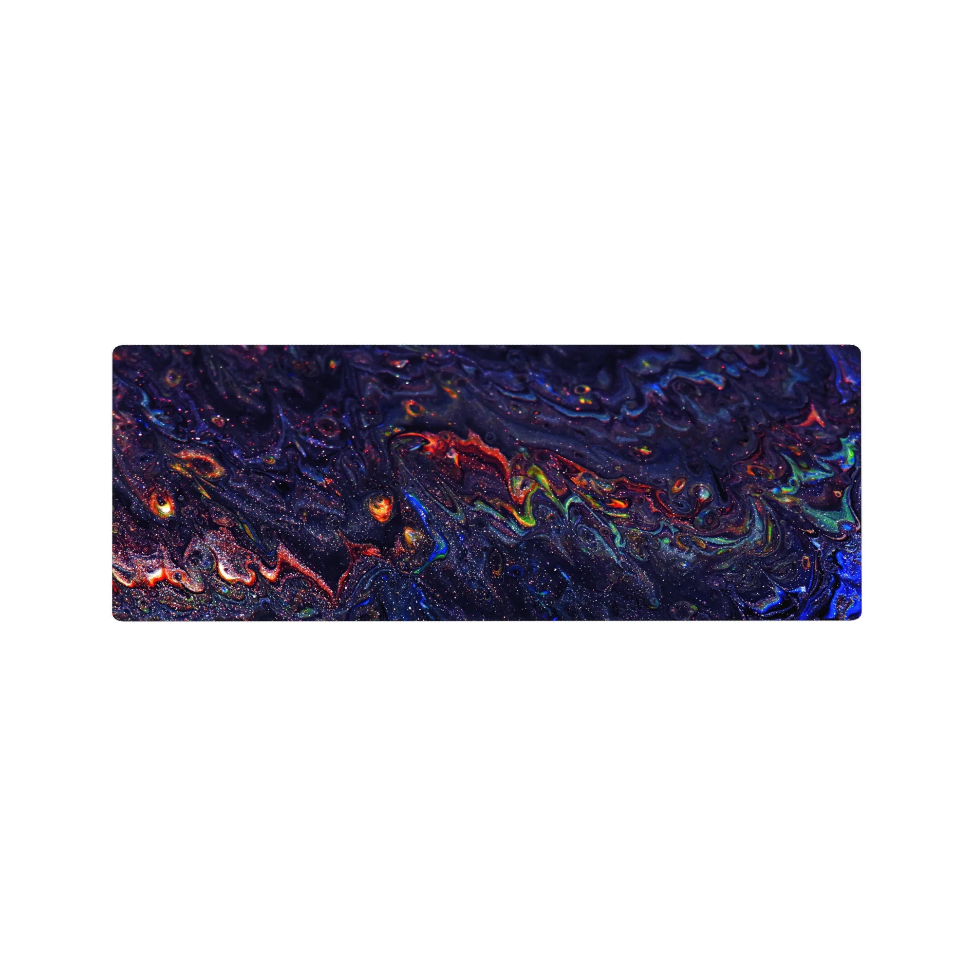 Liquid Abstract Deskmat | Mousepad | Deskpad - Cosmic Swirl - AniChan