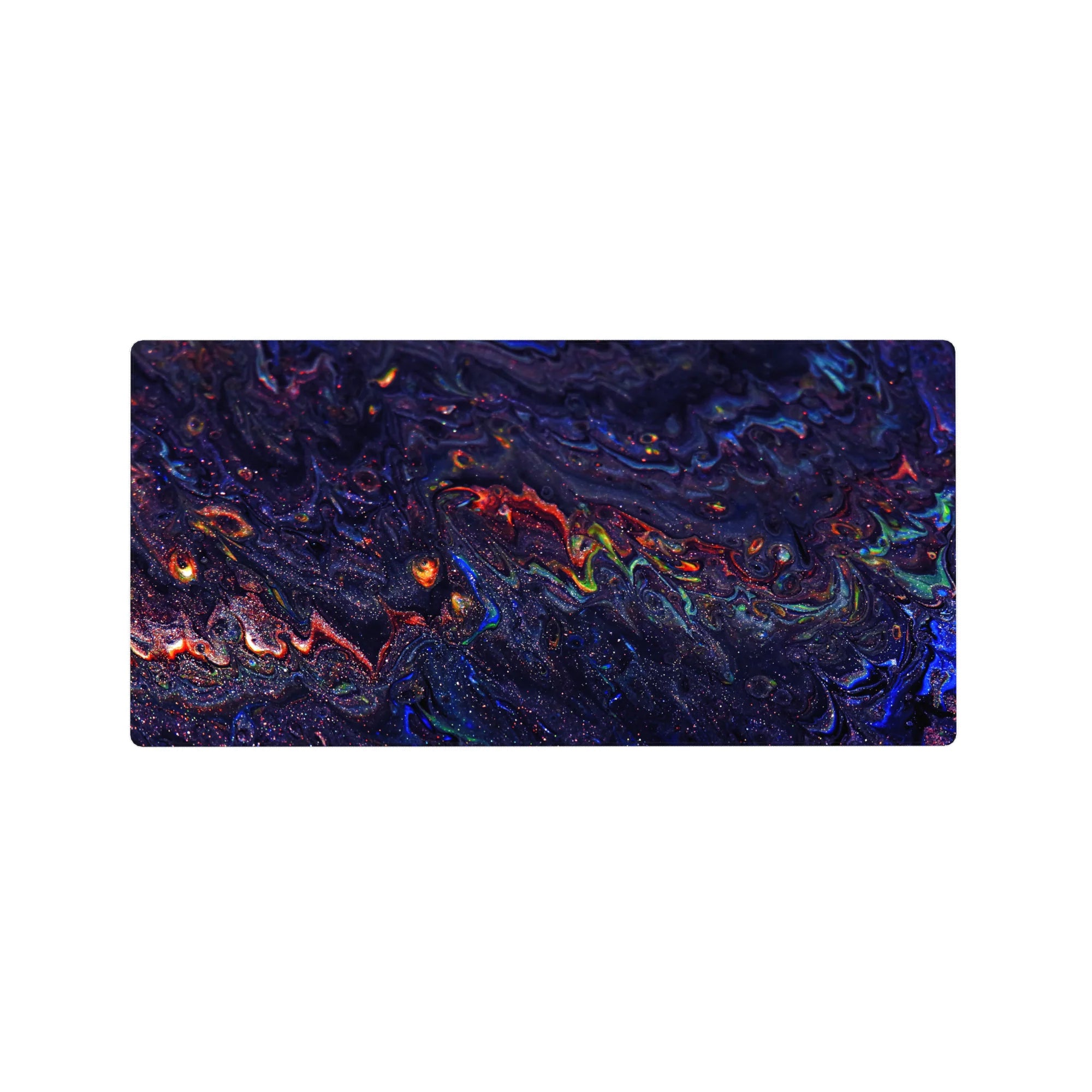 Liquid Abstract Deskmat | Mousepad | Deskpad - Cosmic Swirl - AniChan