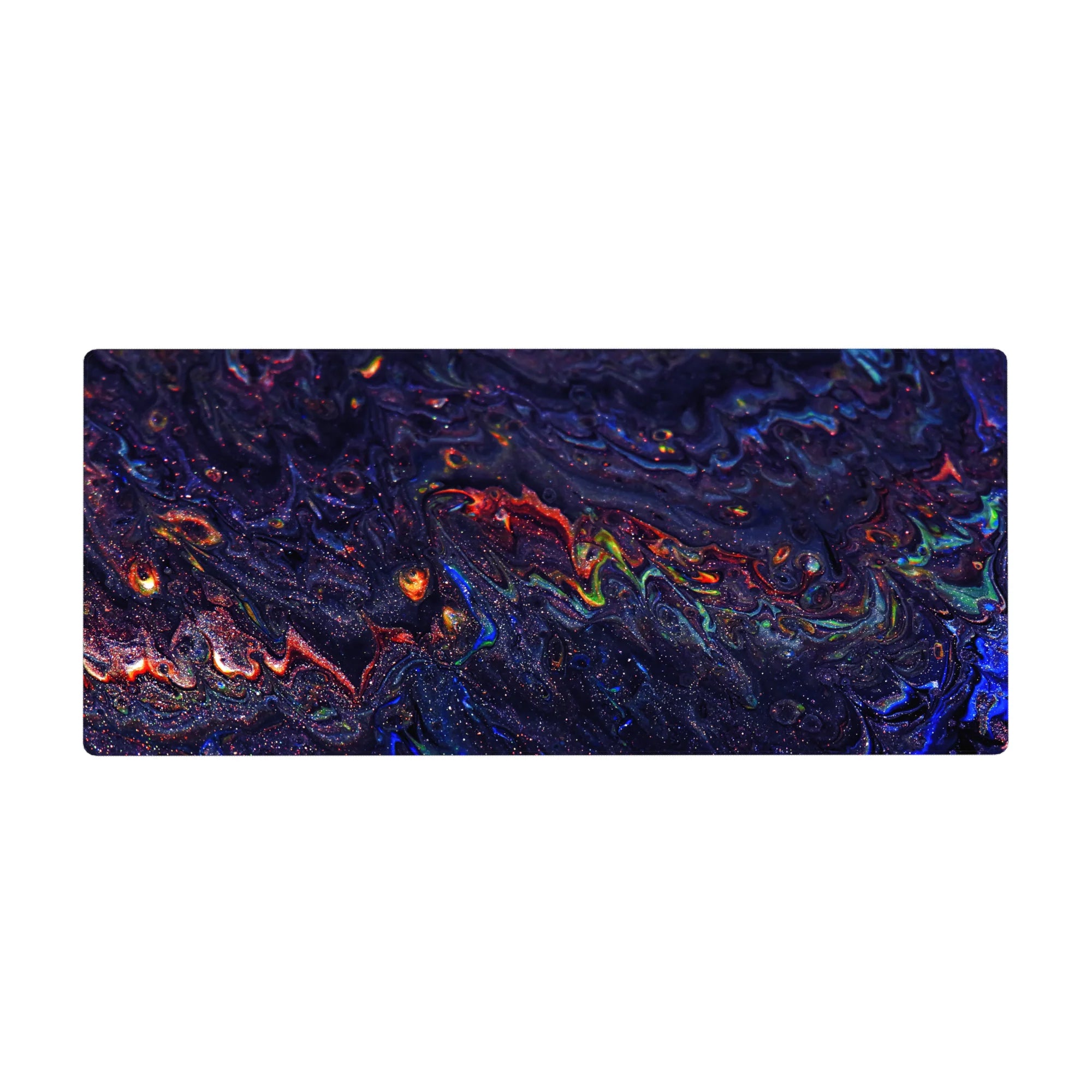 Liquid Abstract Deskmat | Mousepad | Deskpad - Cosmic Swirl - AniChan