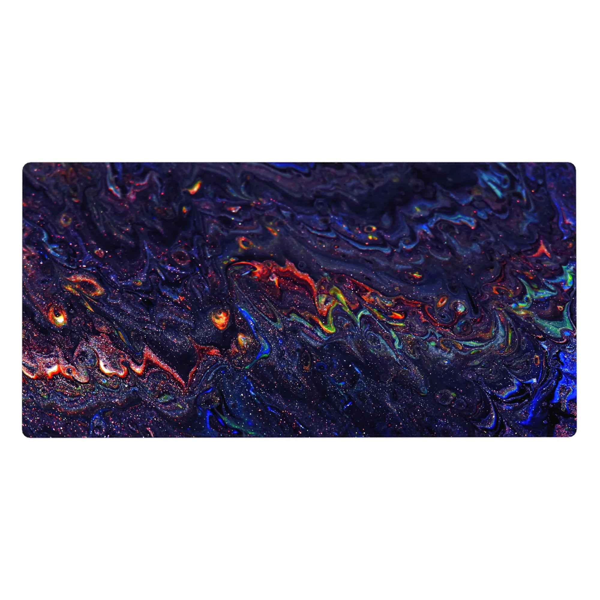 Liquid Abstract Deskmat | Mousepad | Deskpad - Cosmic Swirl - AniChan