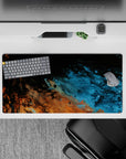 Liquid Abstract Deskmat | Mousepad | Deskpad - Galactic Swirl - AniChan