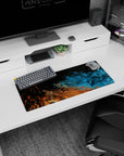 Liquid Abstract Deskmat | Mousepad | Deskpad - Galactic Swirl - AniChan