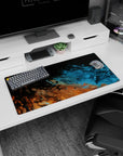 Liquid Abstract Deskmat | Mousepad | Deskpad - Galactic Swirl - AniChan