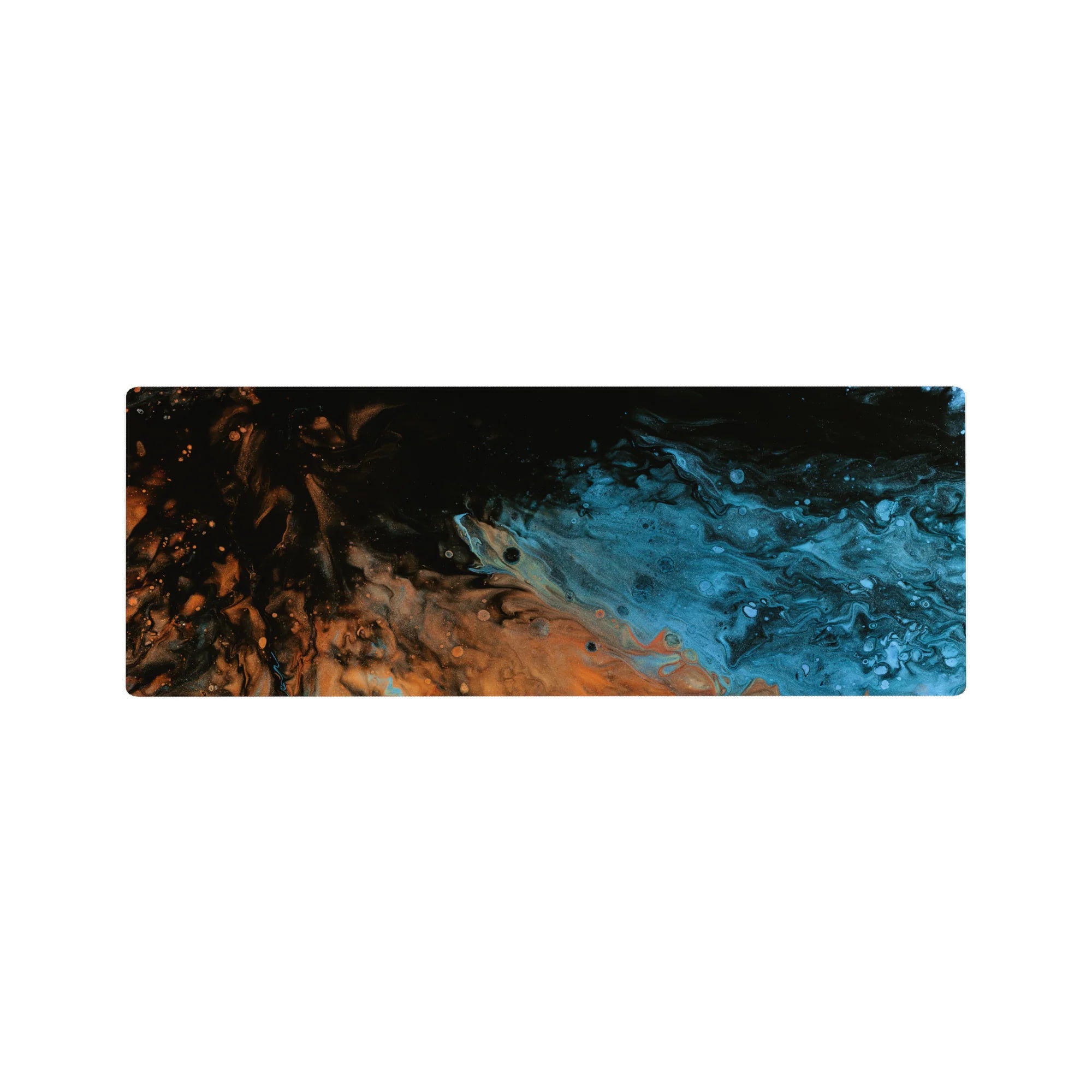 Liquid Abstract Deskmat | Mousepad | Deskpad - Galactic Swirl - AniChan