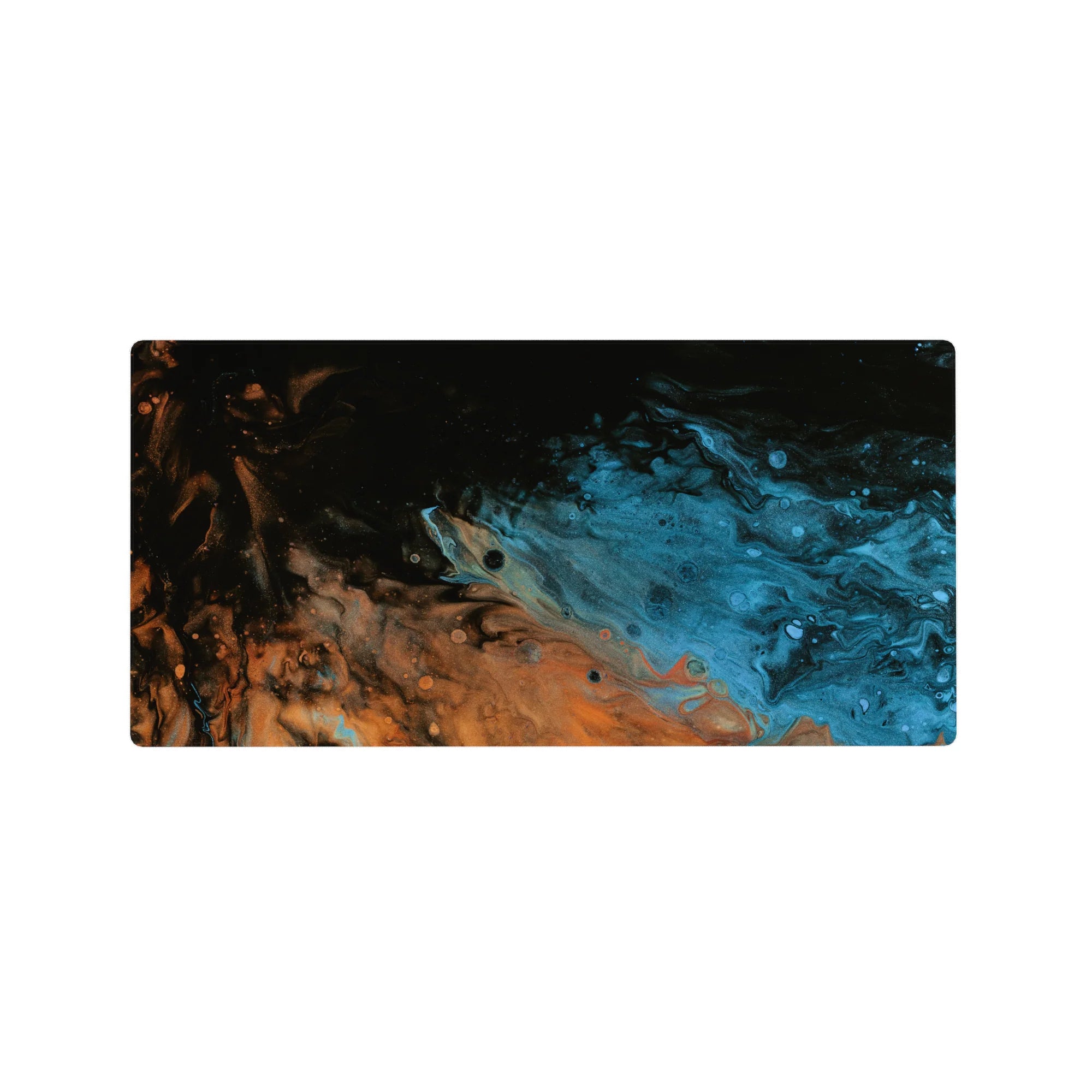 Liquid Abstract Deskmat | Mousepad | Deskpad - Galactic Swirl - AniChan