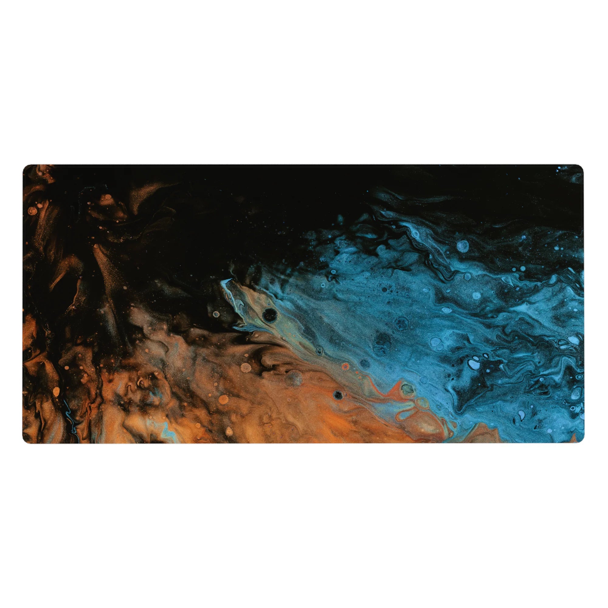 Liquid Abstract Deskmat | Mousepad | Deskpad - Galactic Swirl - AniChan