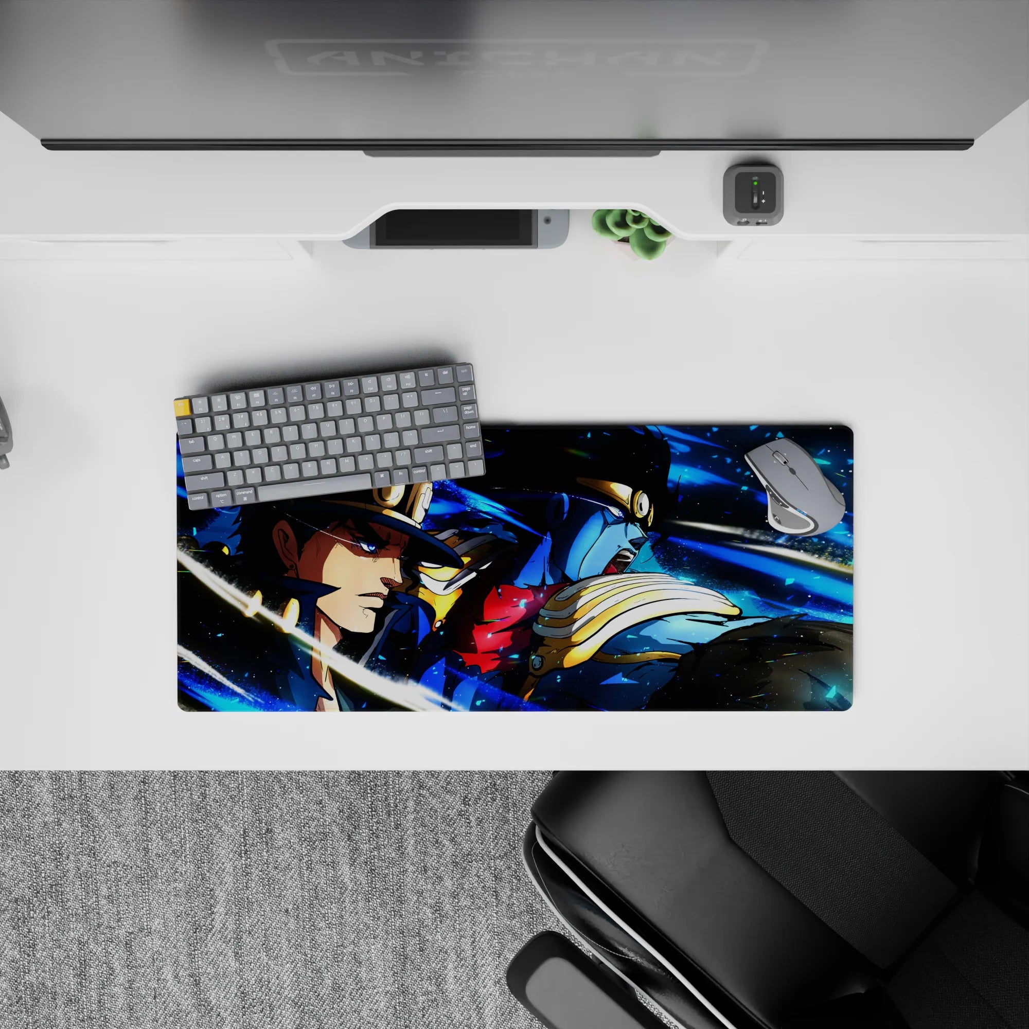 JoJo Deskmat | Mousepad | Deskpad - Star Platinum Clash - AniChan