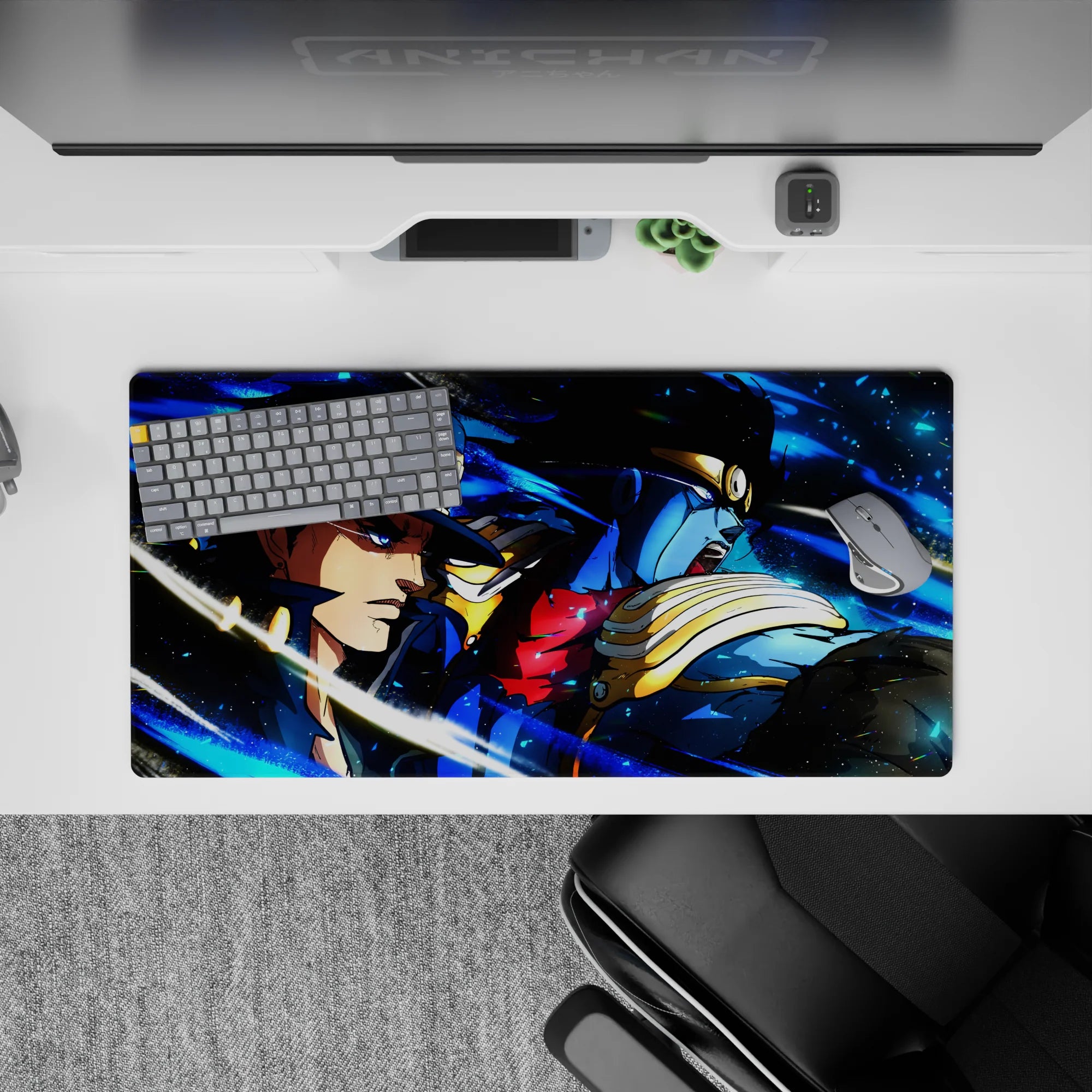 JoJo Deskmat | Mousepad | Deskpad - Star Platinum Clash - AniChan