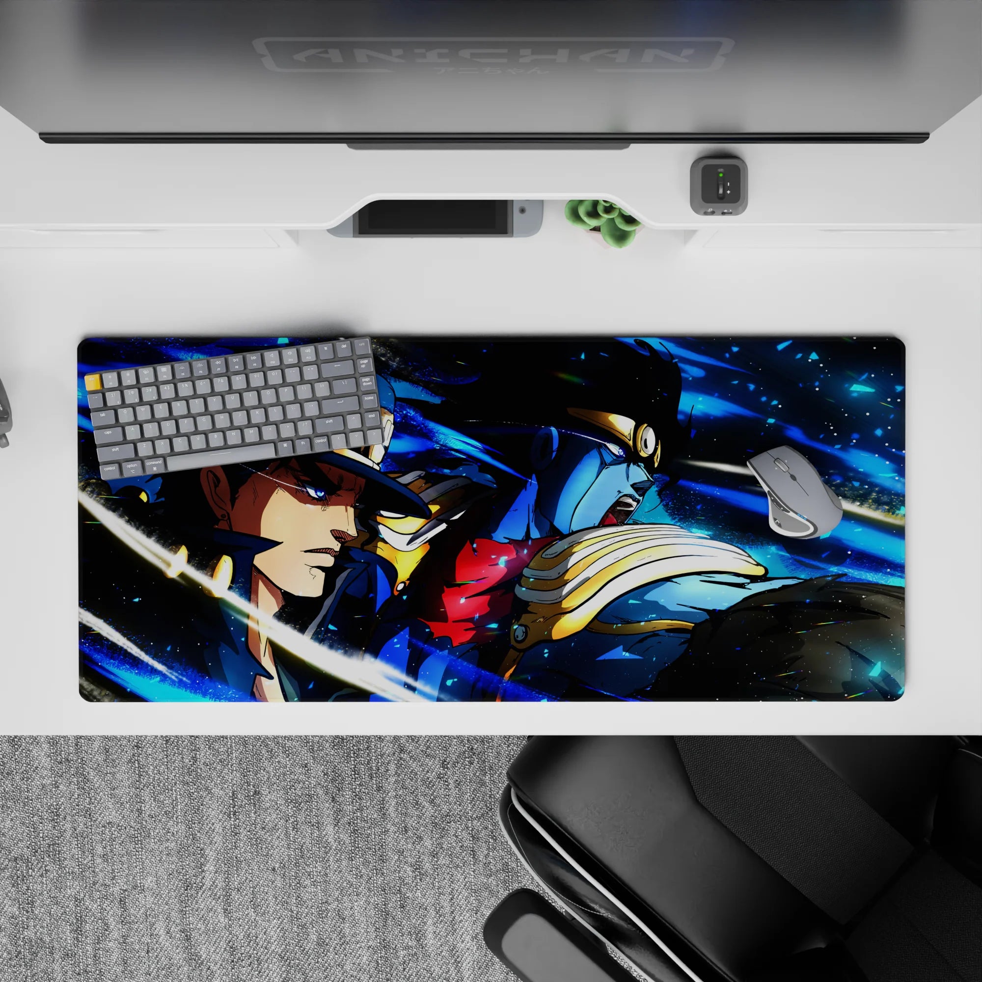 JoJo Deskmat | Mousepad | Deskpad - Star Platinum Clash - AniChan