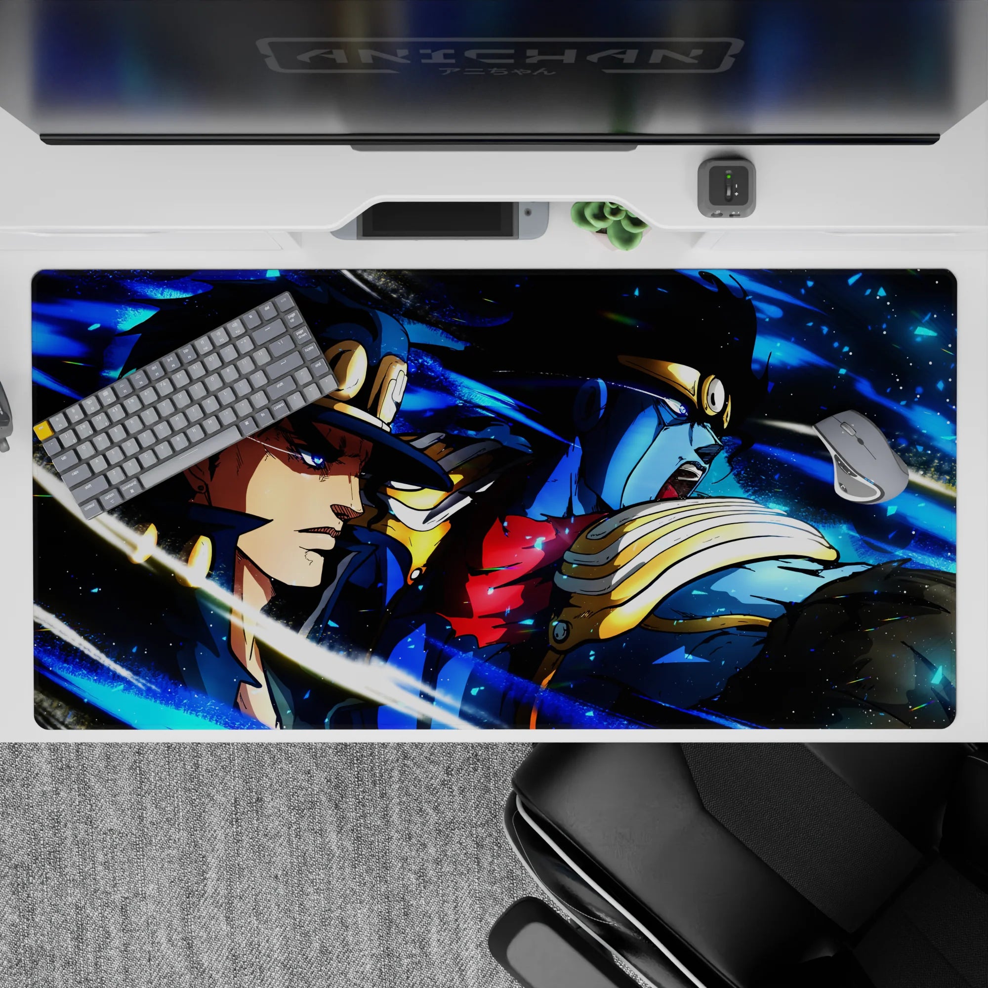 JoJo Deskmat | Mousepad | Deskpad - Star Platinum Clash - AniChan