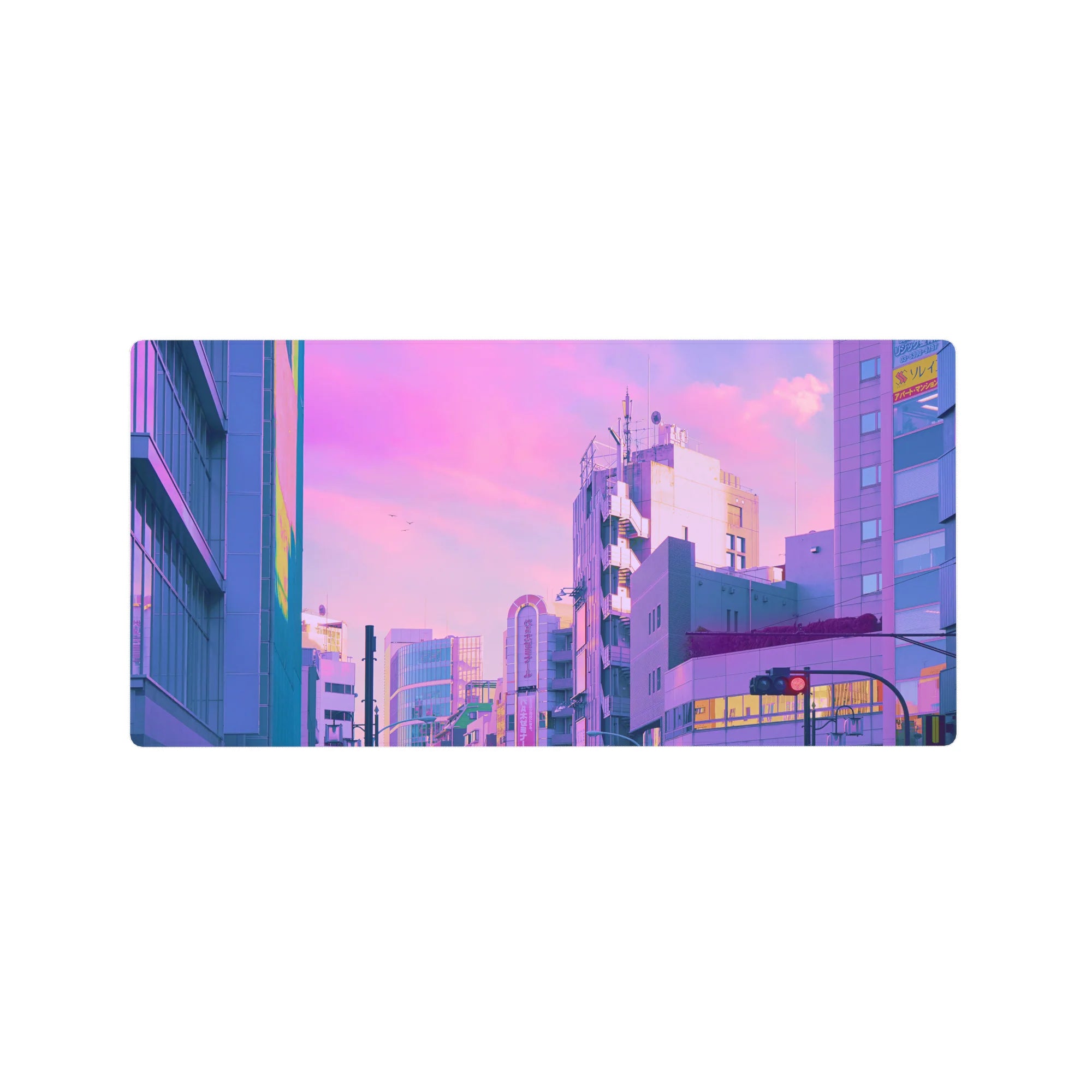 Zen-Japan Deskmat | Mousepad | Deskpad - Tokyo Dusk Dream - AniChan