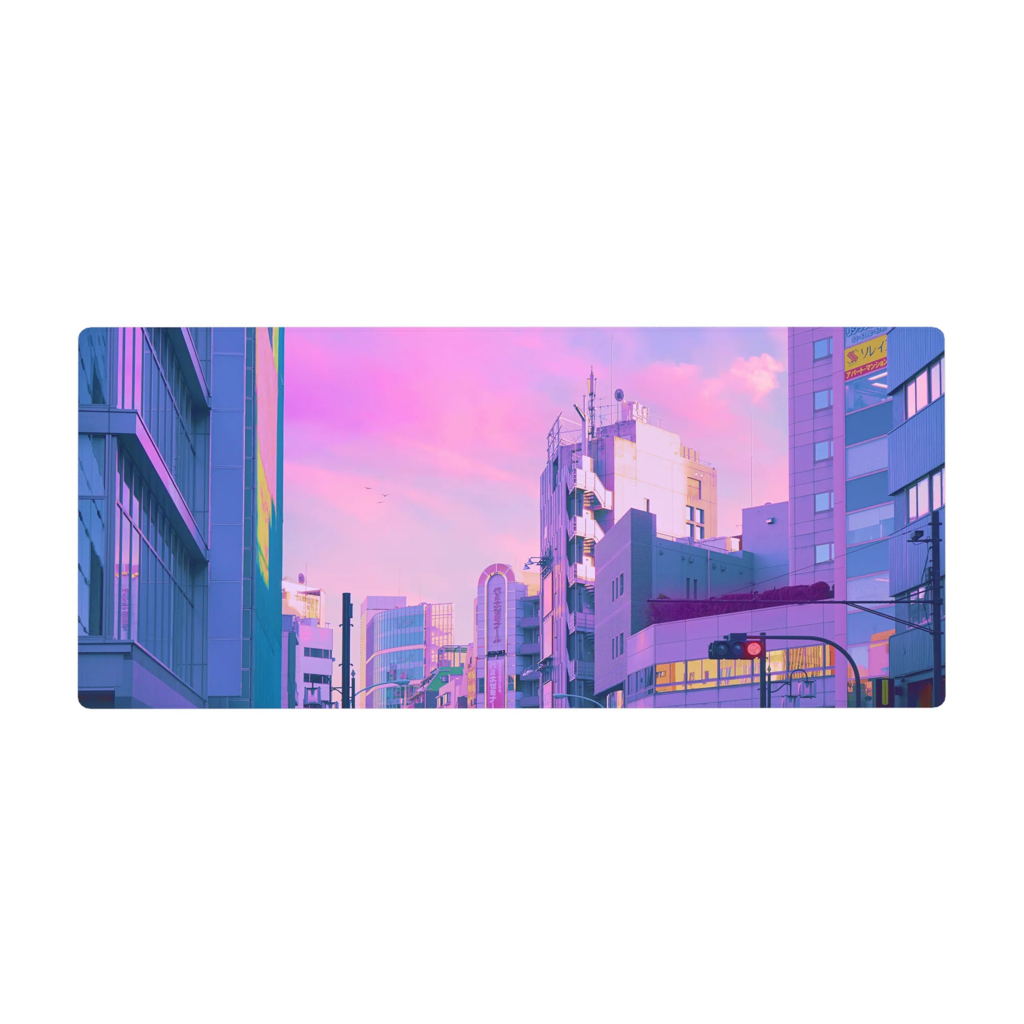 Zen-Japan Deskmat | Mousepad | Deskpad - Tokyo Dusk Dream - AniChan