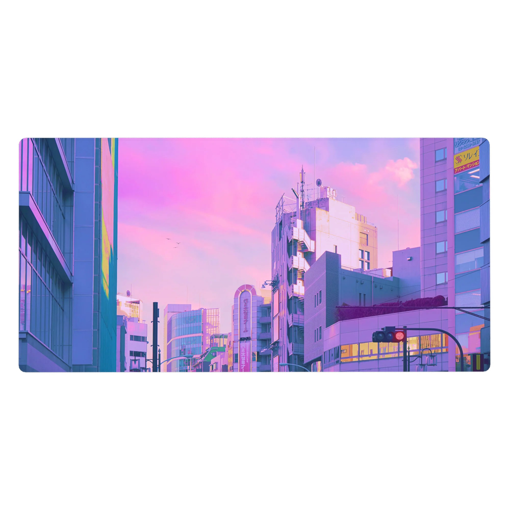 Zen-Japan Deskmat | Mousepad | Deskpad - Tokyo Dusk Dream - AniChan