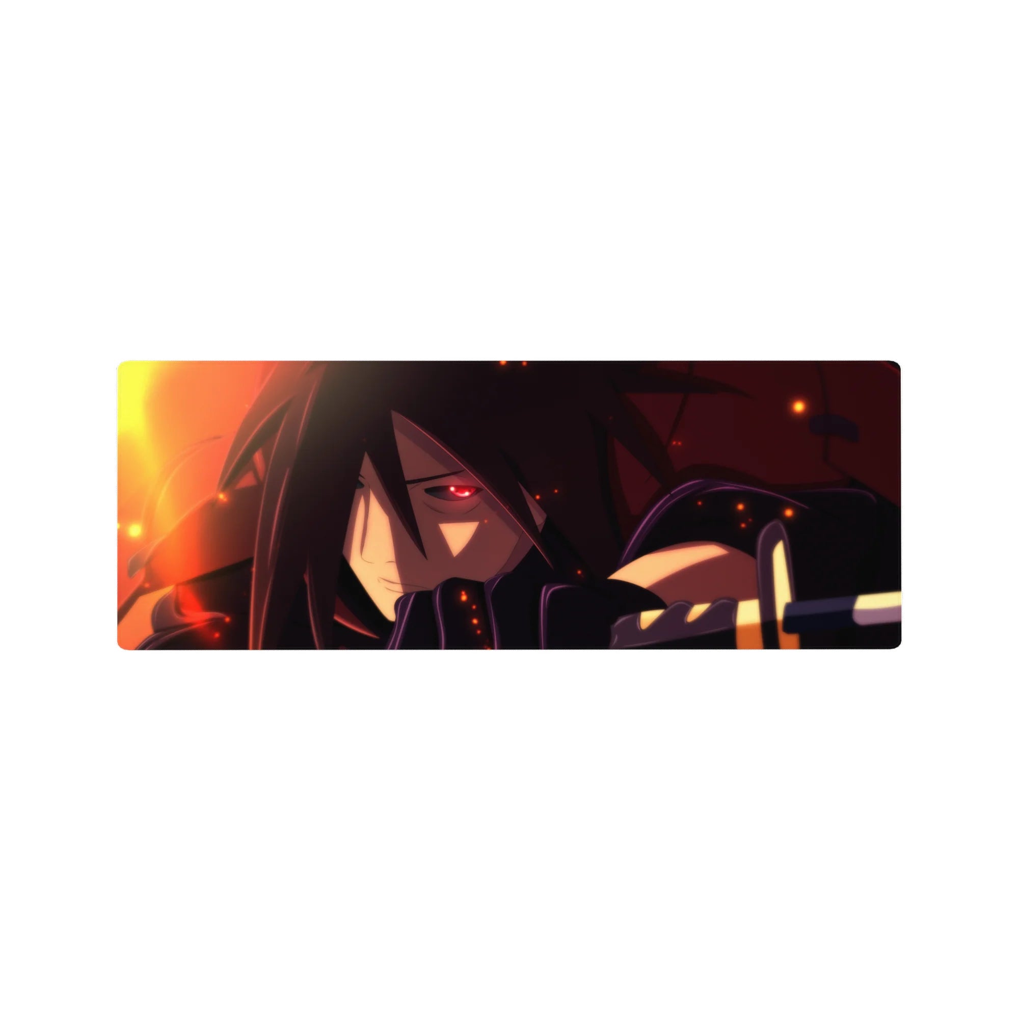 Naruto Deskmat | Mousepad | Deskpad - Madara Uchiha - Eternal Flame - AniChan