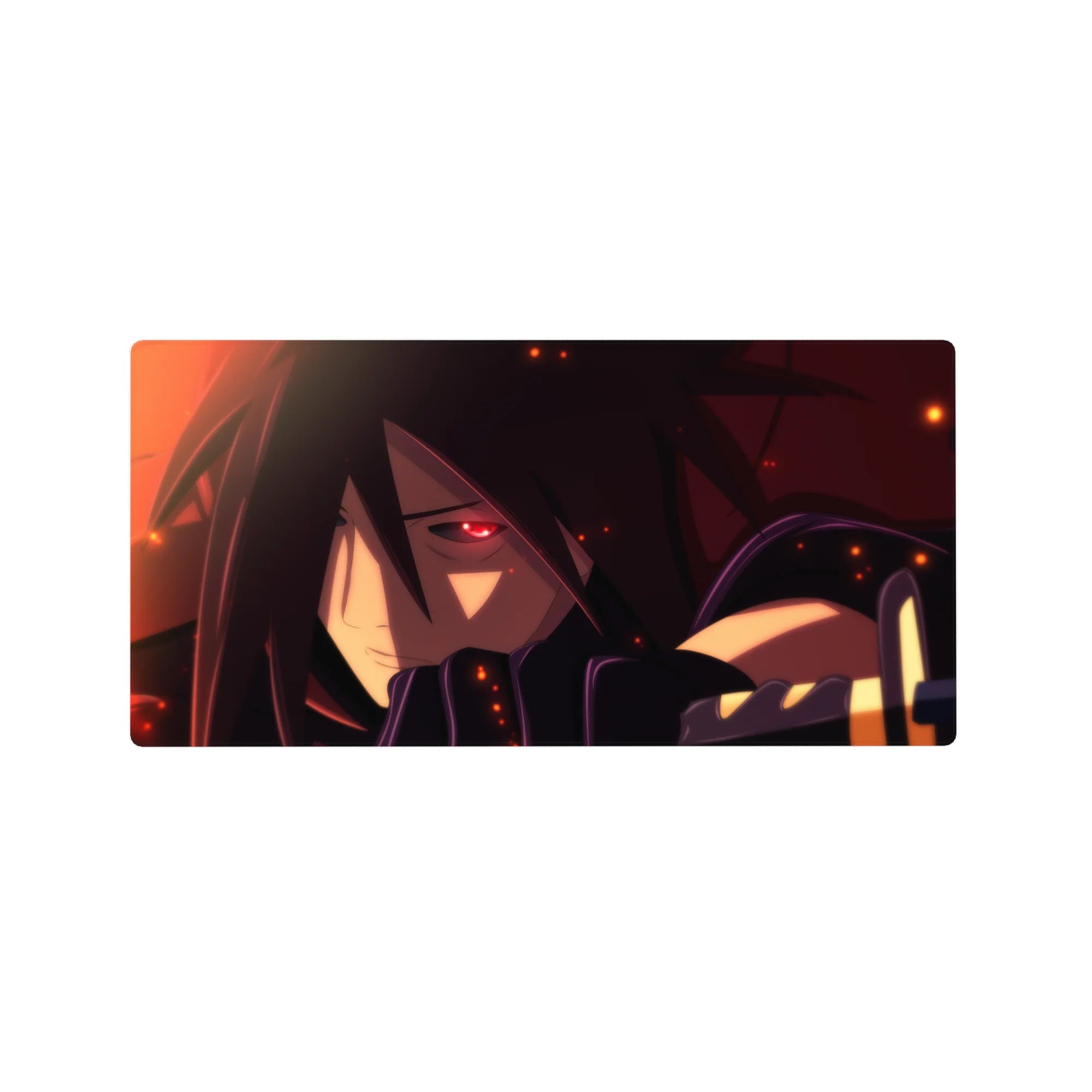 Naruto Deskmat | Mousepad | Deskpad - Madara Uchiha - Eternal Flame - AniChan