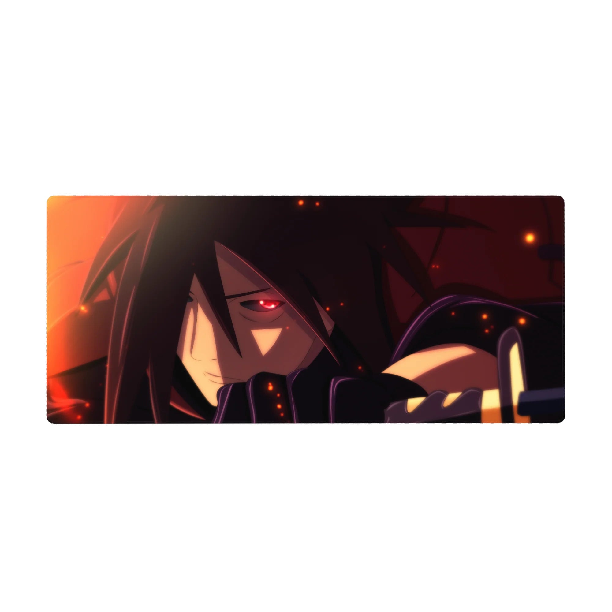 Naruto Deskmat | Mousepad | Deskpad - Madara Uchiha - Eternal Flame - AniChan