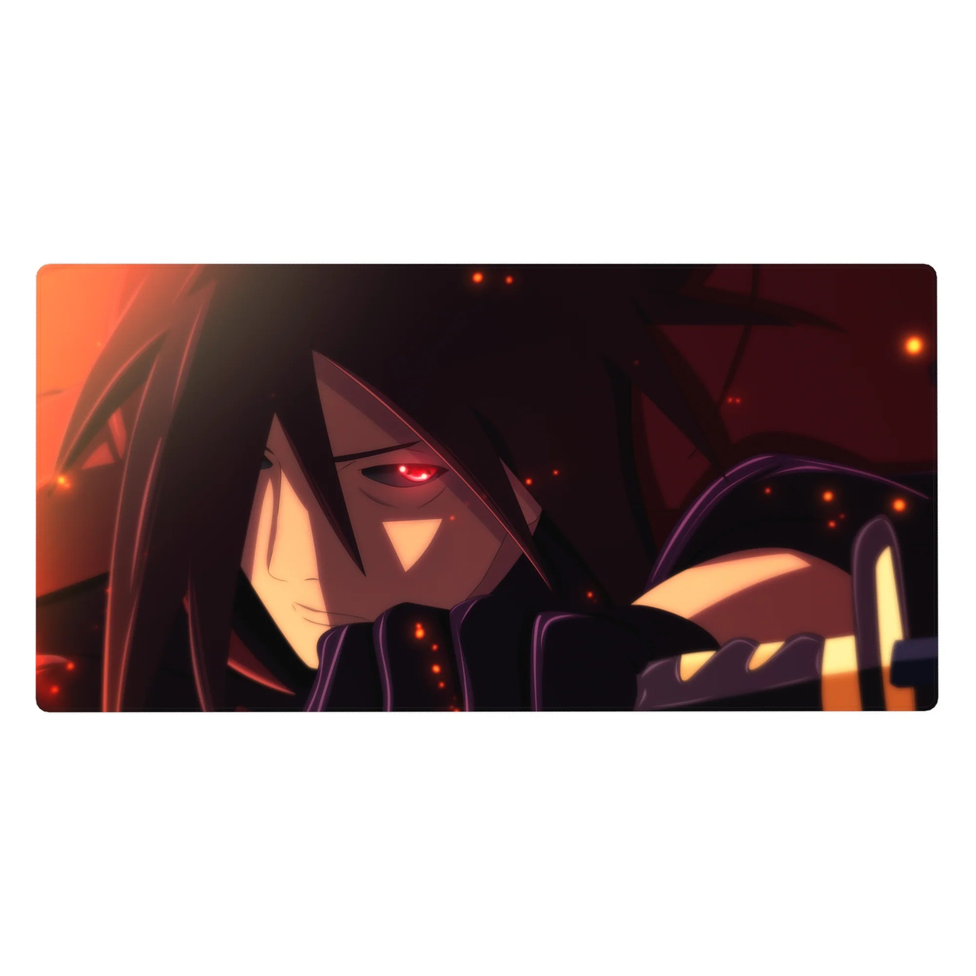 Naruto Deskmat | Mousepad | Deskpad - Madara Uchiha - Eternal Flame - AniChan