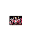 Classic anime mouse pad 14x10 inches with bold front-facing mech, UNICORN text, poster-style layout.