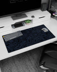 Topographic (Topo) Deskmat | Mousepad | Deskpad - Azure Contours - AniChan