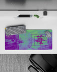 Retrowave - Vaporwave Deskmat | Mousepad | Deskpad - Dreamscape Reflections - AniChan