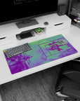 Retrowave - Vaporwave Deskmat | Mousepad | Deskpad - Dreamscape Reflections - AniChan