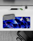 Liquid Abstract Deskmat | Mousepad | Deskpad - Electric Wave - AniChan