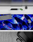 Liquid Abstract Deskmat | Mousepad | Deskpad - Electric Wave - AniChan