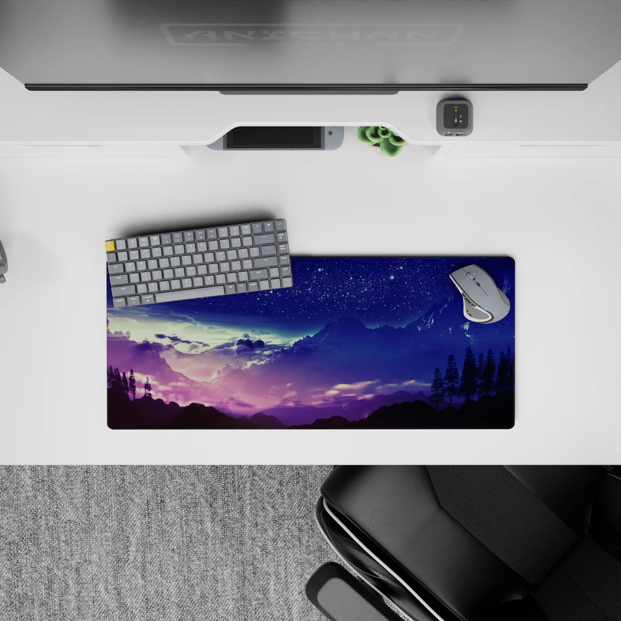 Fantasy Landscapes Deskmat | Mousepad | Deskpad - Cosmic Dreamscape