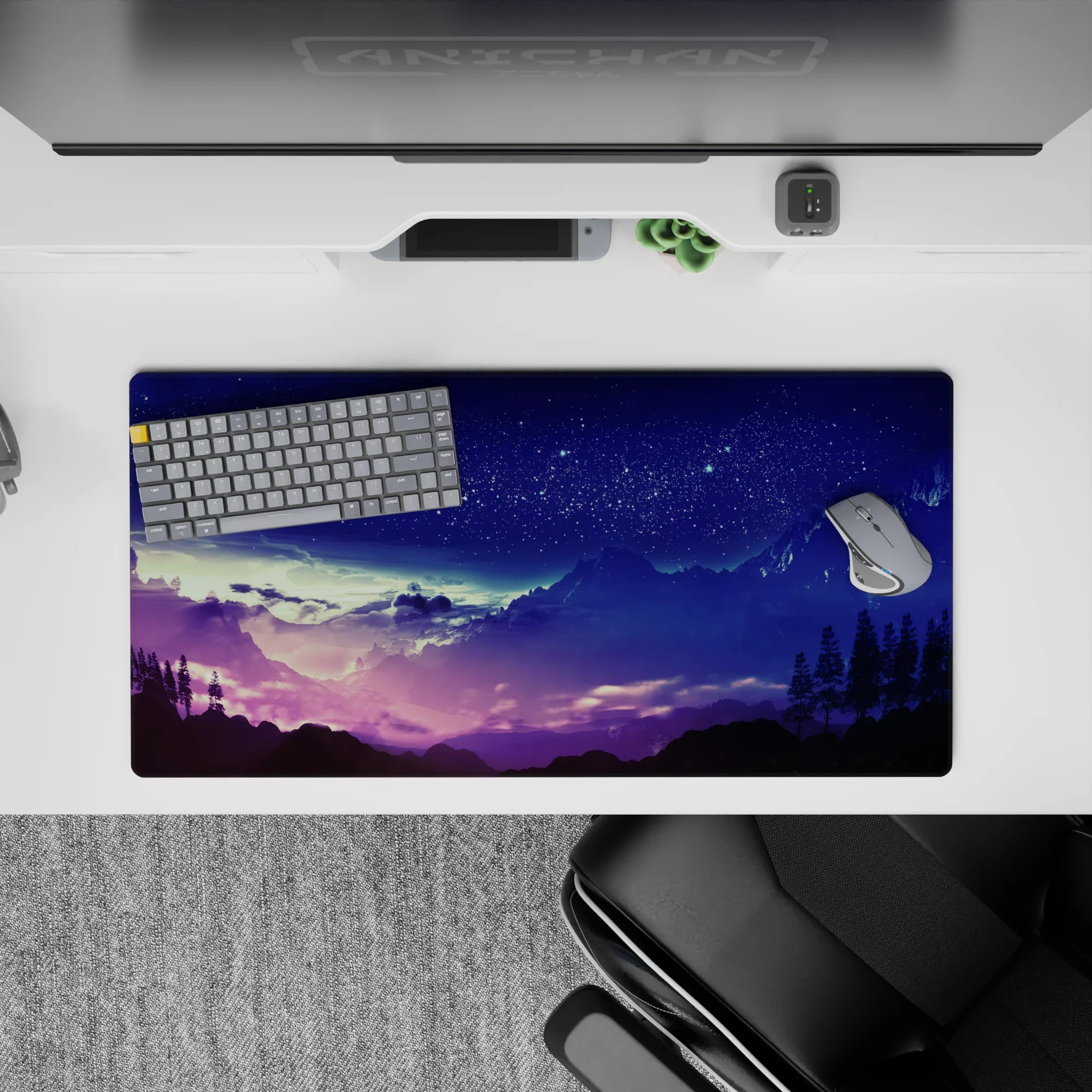 Fantasy Landscapes Deskmat | Mousepad | Deskpad - Cosmic Dreamscape