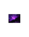 Classic 14x10 inches mouse pad with purple nebula clouds, black space background, and tiny star specks.