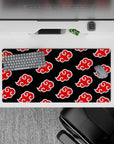 Naruto Deskmat | Mousepad | Deskpad - Akatsuki Cloud Pattern - AniChan