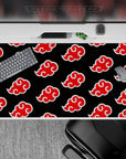 Naruto Deskmat | Mousepad | Deskpad - Akatsuki Cloud Pattern - AniChan