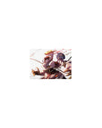 Classic anime mouse pad 14x10 inches with Astraea charging, gold armor, white backdrop, red motion ribbons.