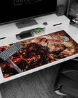 Fate Grand Order Deskmat | Mousepad | Deskpad - Blazing Jeanne d'Arc - AniChan