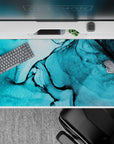 Liquid Abstract Deskmat | Mousepad | Deskpad - Oceanic Flow - AniChan