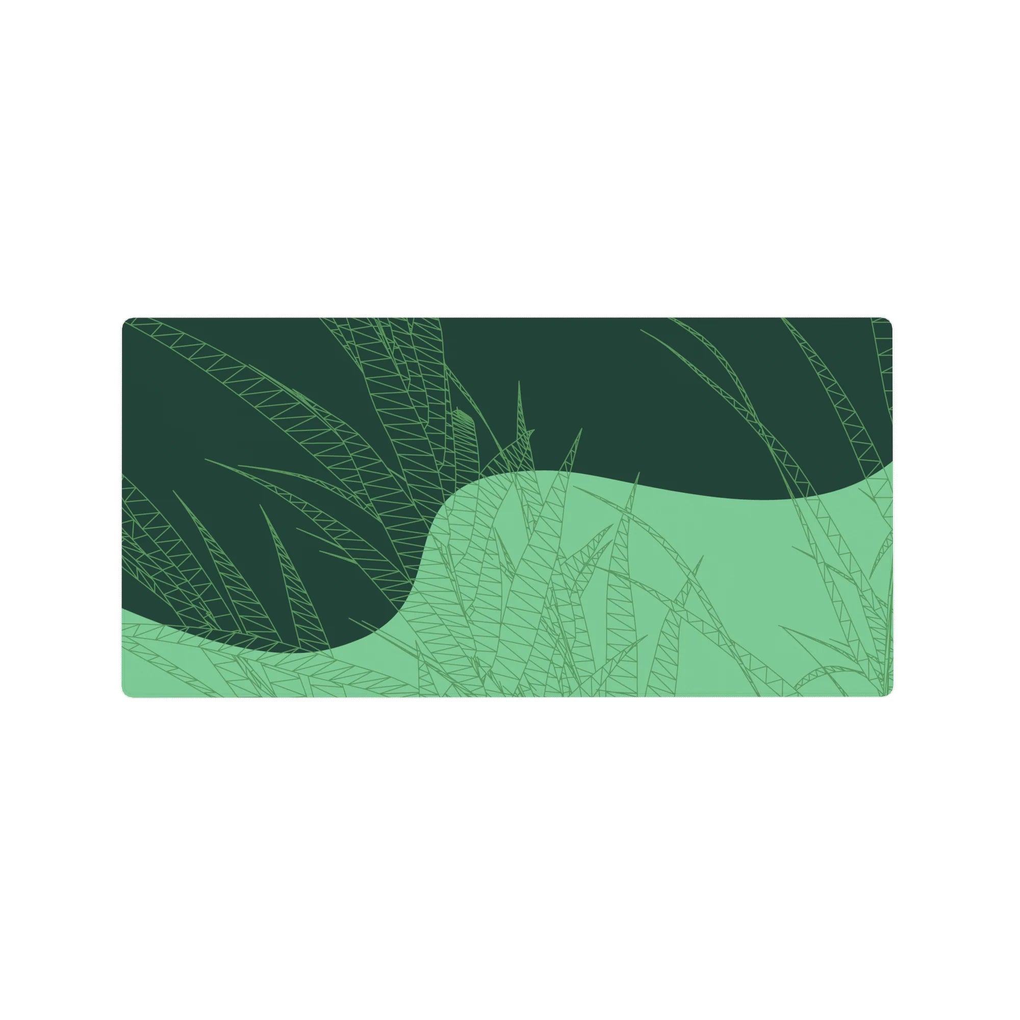 Abstract Deskmat | Mousepad | Deskpad - Geo Grass Flow - AniChan