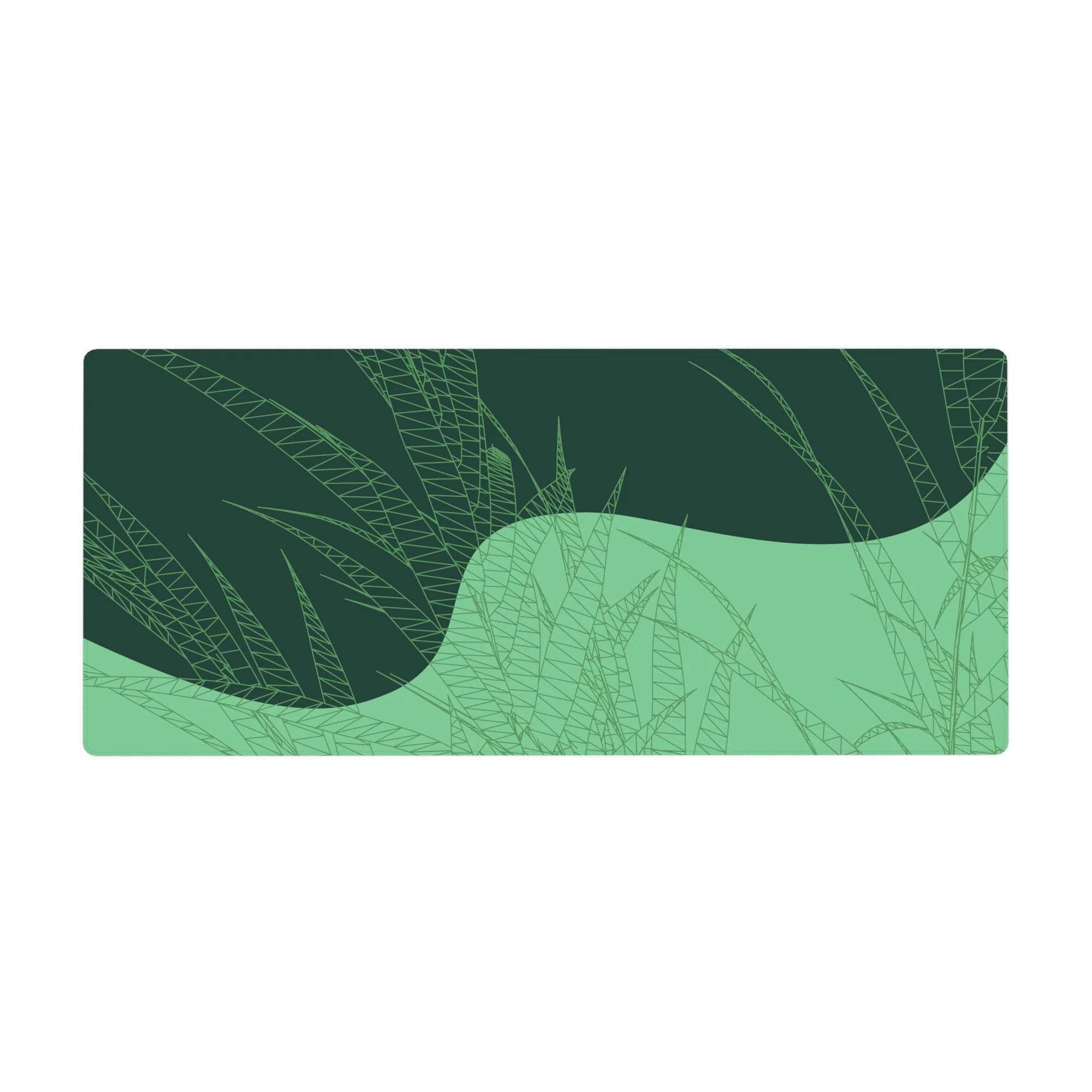 Abstract Deskmat | Mousepad | Deskpad - Geo Grass Flow - AniChan