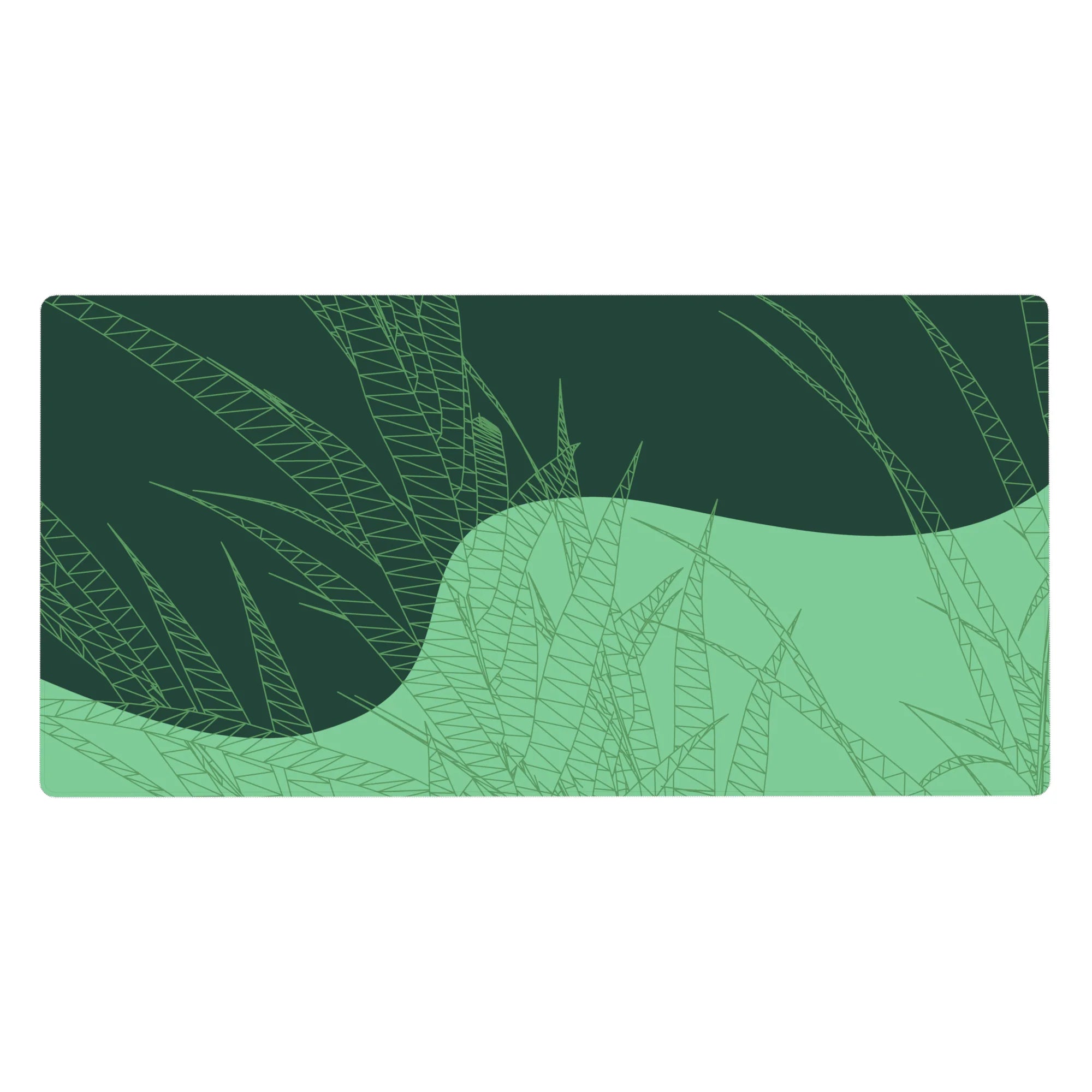 Abstract Deskmat | Mousepad | Deskpad - Geo Grass Flow - AniChan