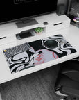 Liquid Abstract Deskmat | Mousepad | Deskpad - Dreamscape Silhouette - AniChan