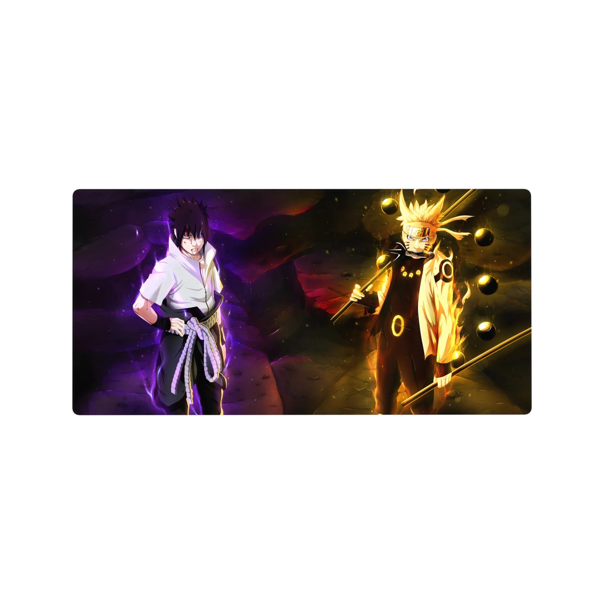 Naruto Deskmat | Mousepad | Deskpad - Eternal Rivals Clash - AniChan