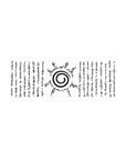 Anime mouse pad 28x12 inches featuring Uzumaki clan symbol from Naruto, with black ink and ancient-style text.