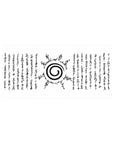 Anime mouse pad 32x16 inches featuring Uzumaki clan symbol from Naruto, with sealing script and ancient-style text.