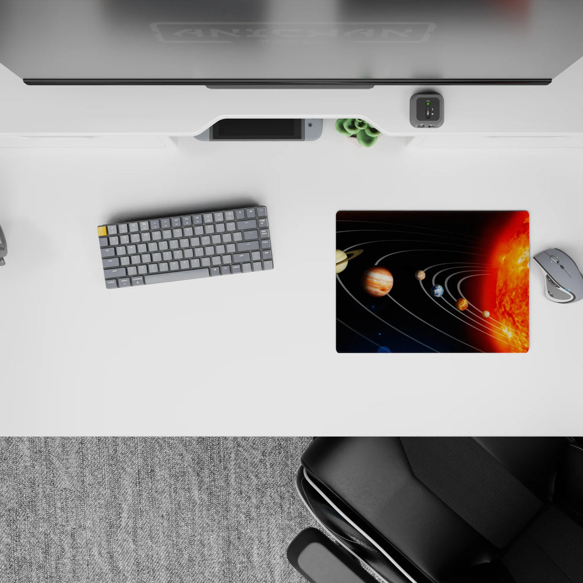 Solar Drift Orbits - Space Mouse Pad and Desk Pad – AniChan