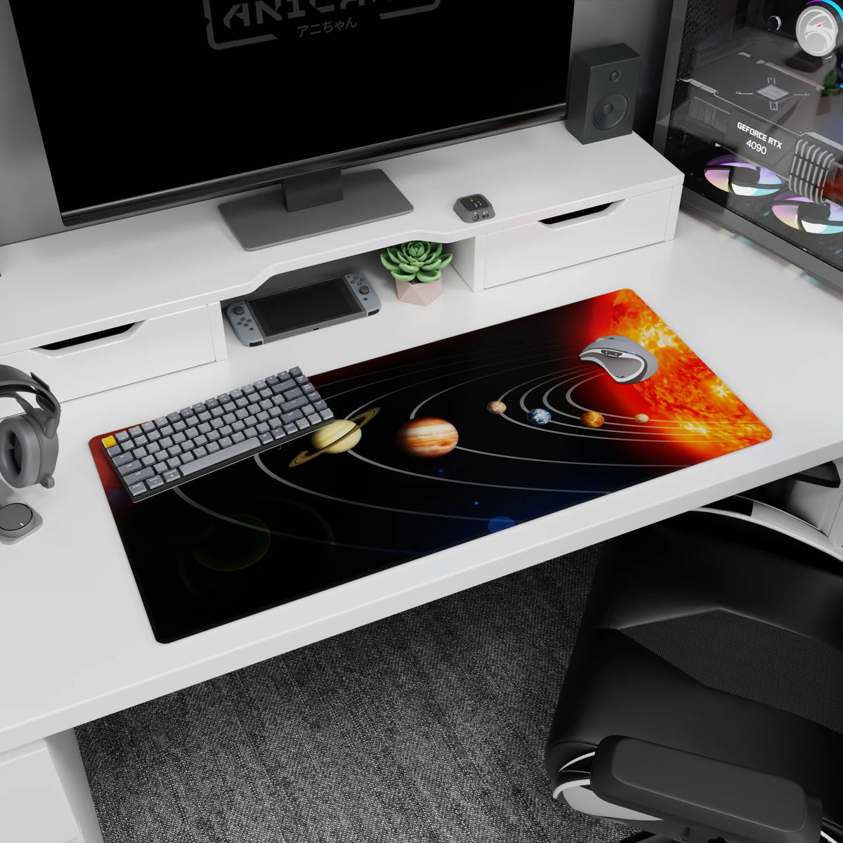 Solar Drift Orbits - Space Mouse Pad and Desk Pad – AniChan