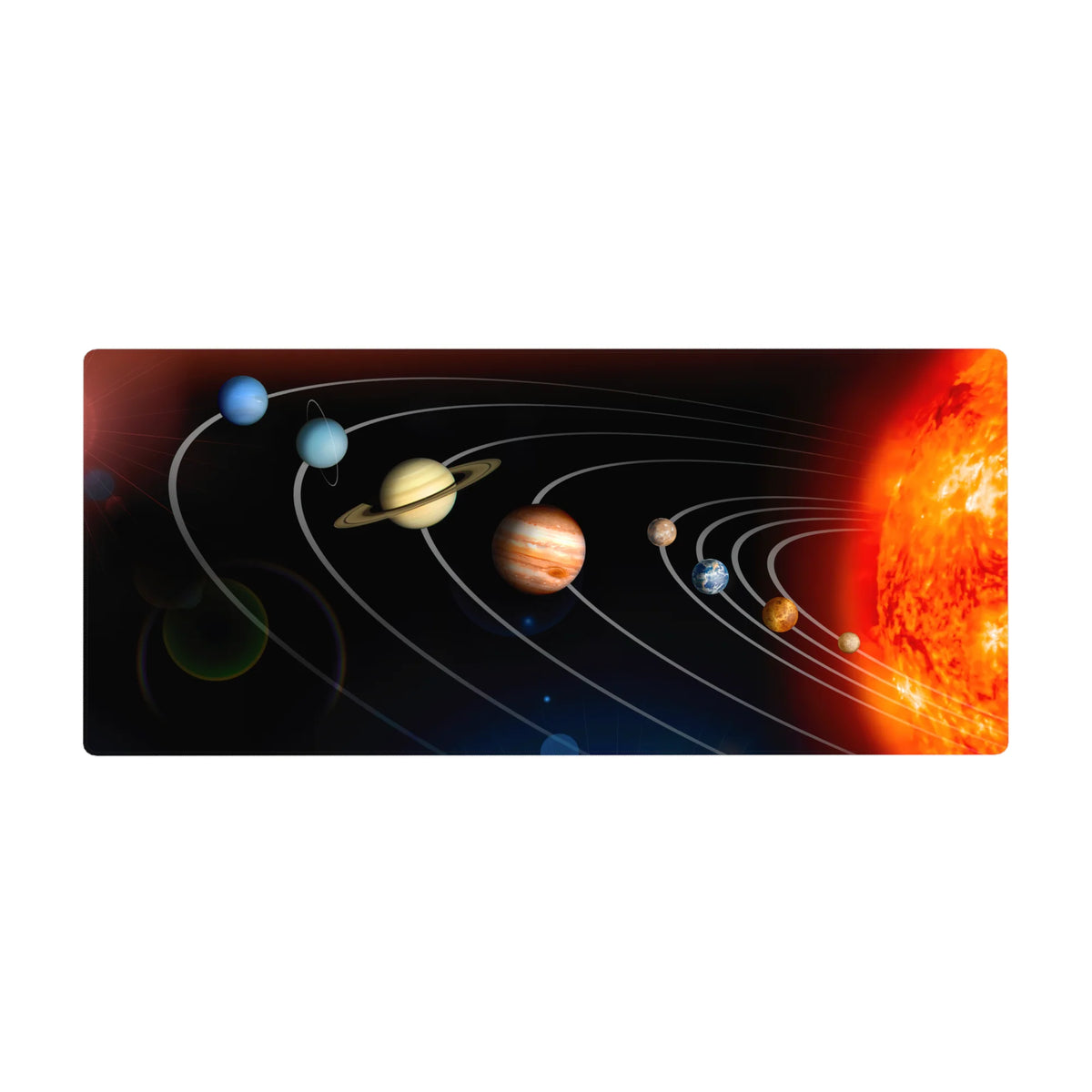 Solar Drift Orbits - Space Mouse Pad and Desk Pad – AniChan